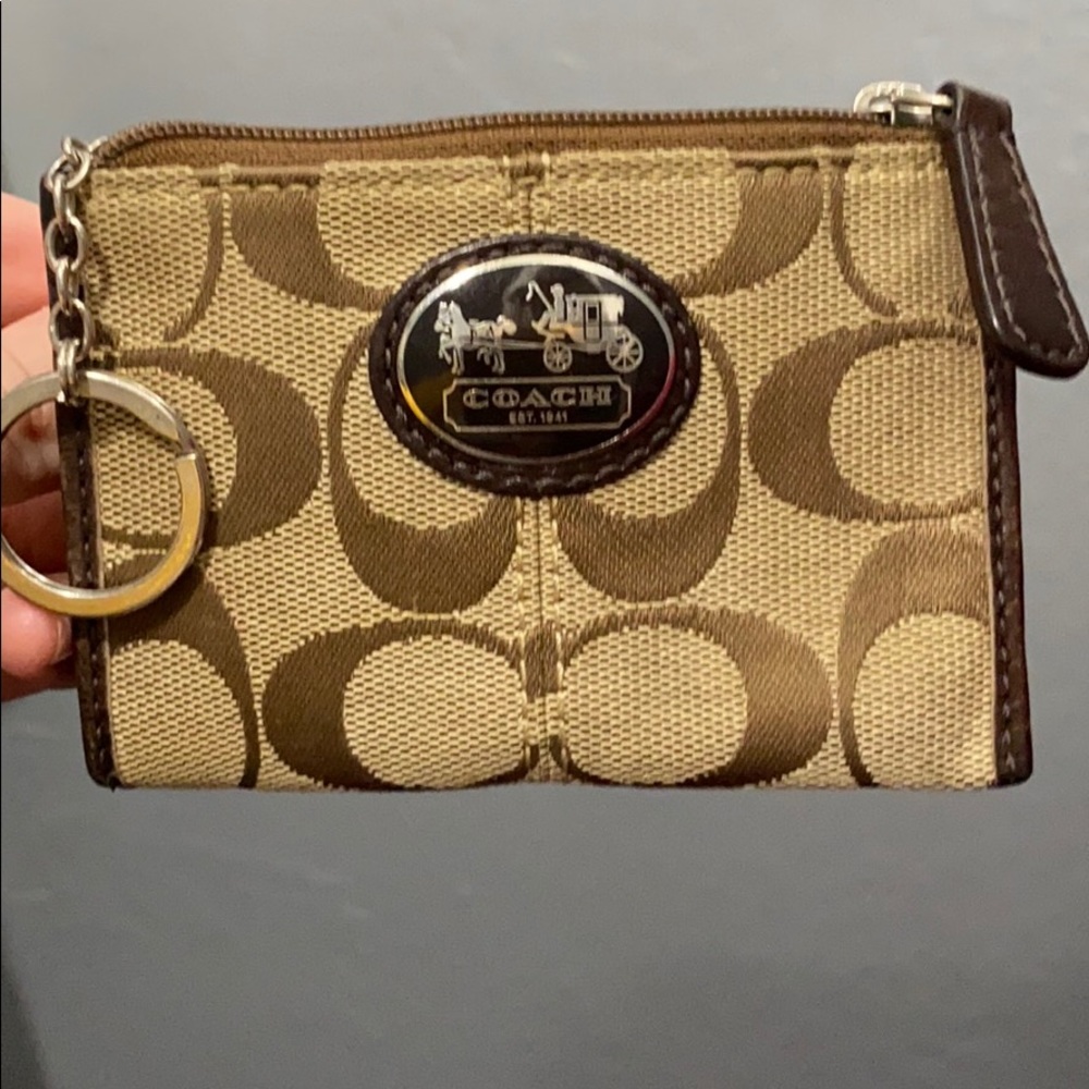 Coach keychain wallet